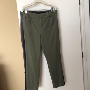 Old Navy Pixie High Rise Pants in Olive